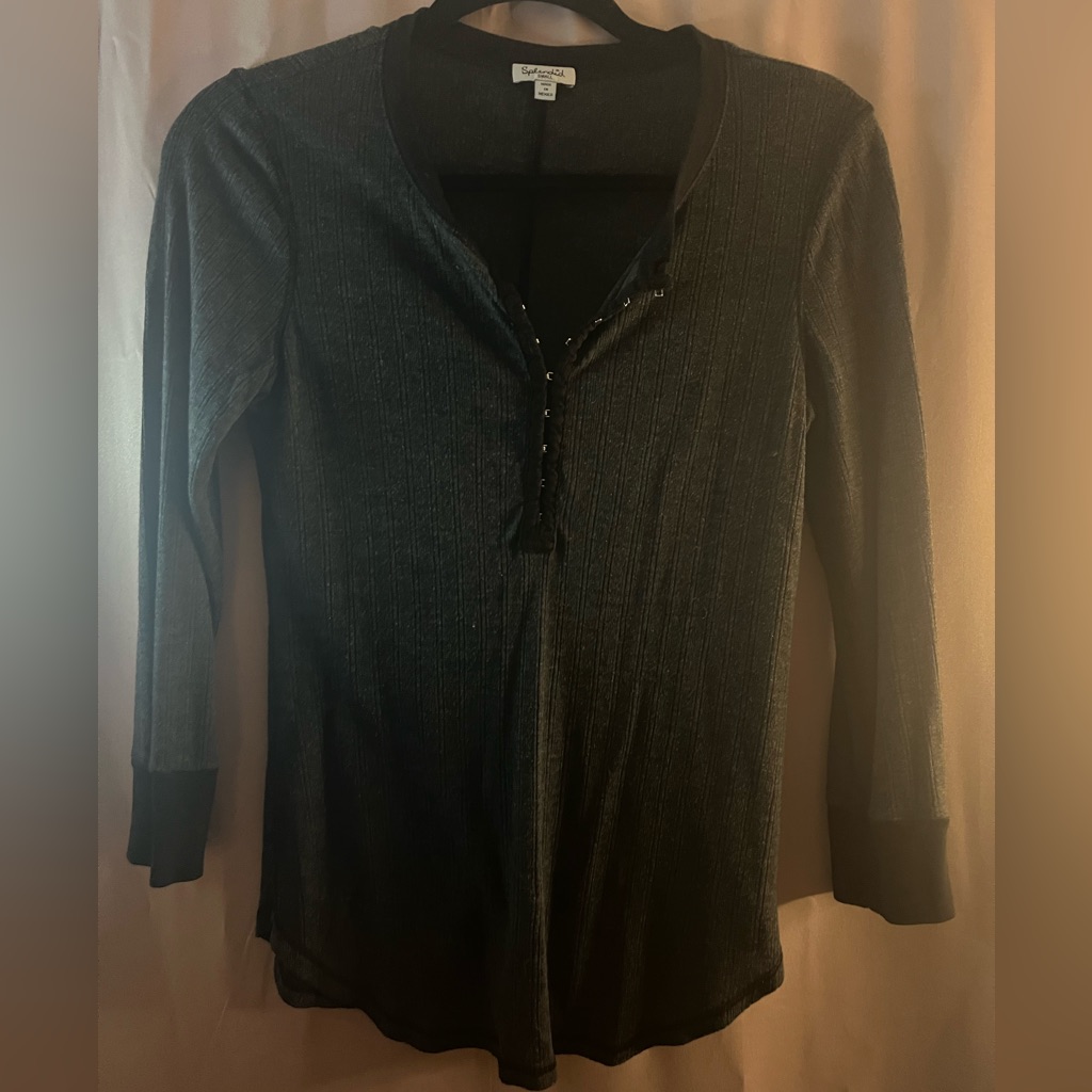 HookAndEye Long Sleeve Henley Top